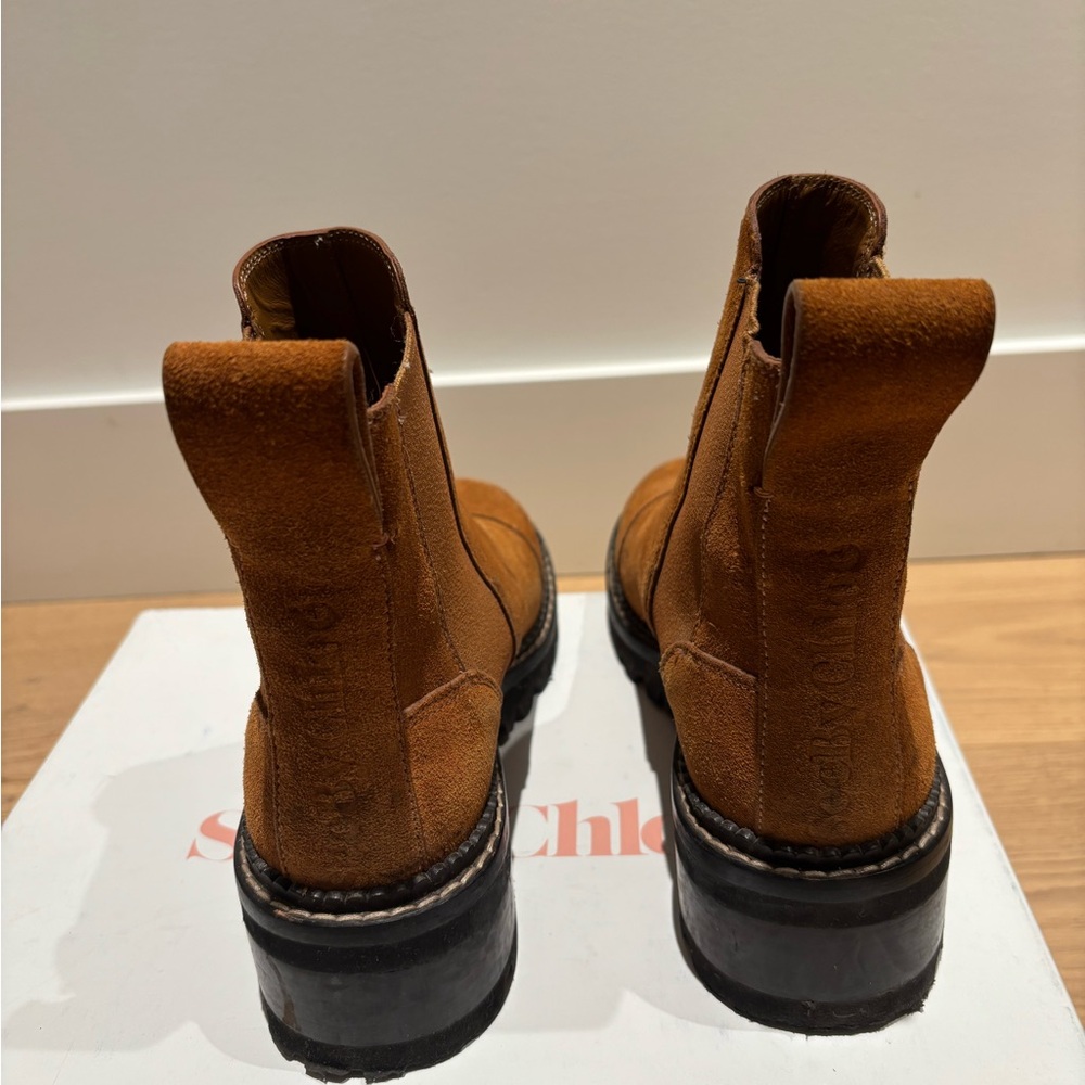 See By Chloe Tan Suede Chelsea Boots - Picture 3 of 5